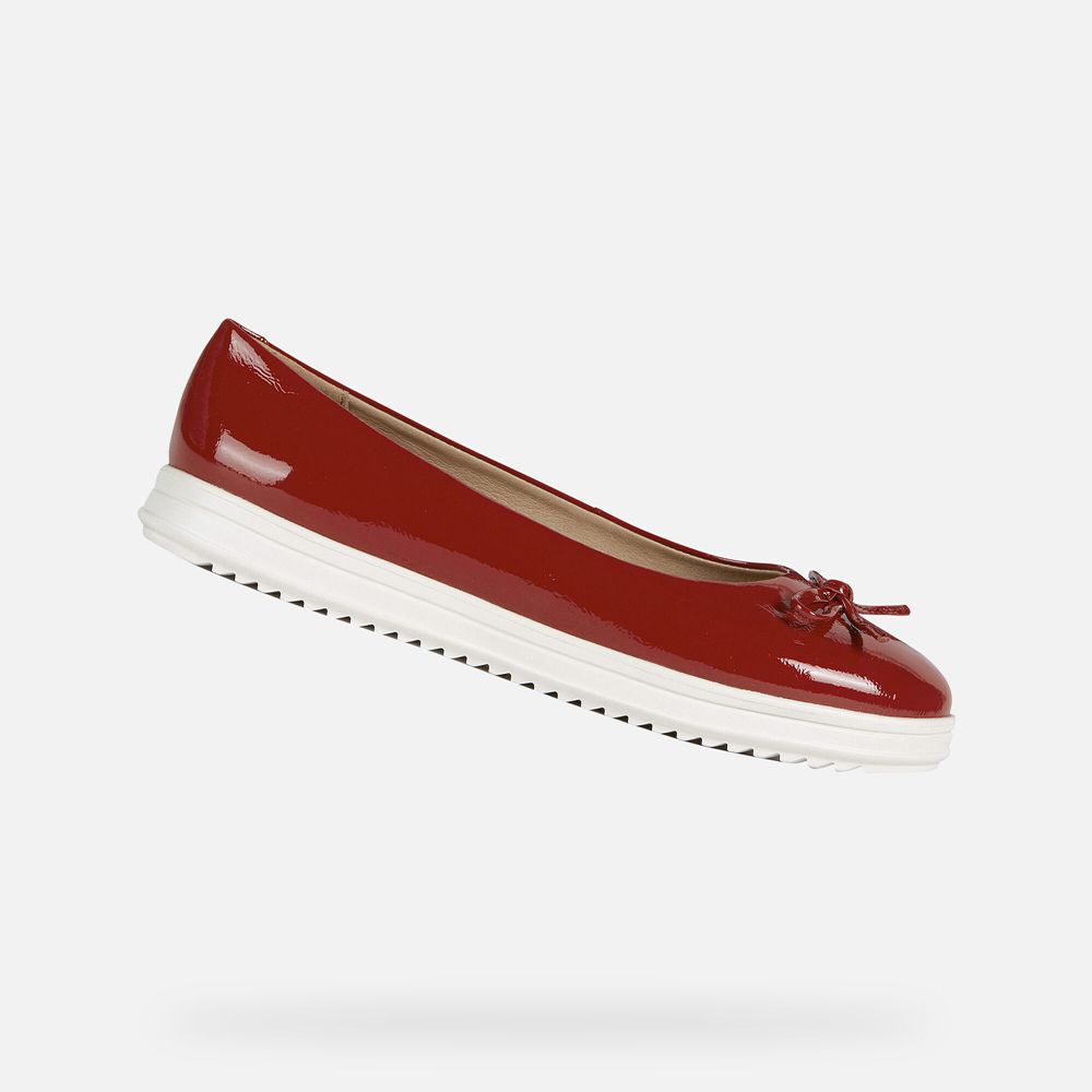 Geox Bayan Ballerina Kırmızı - Genova - SKM-841063